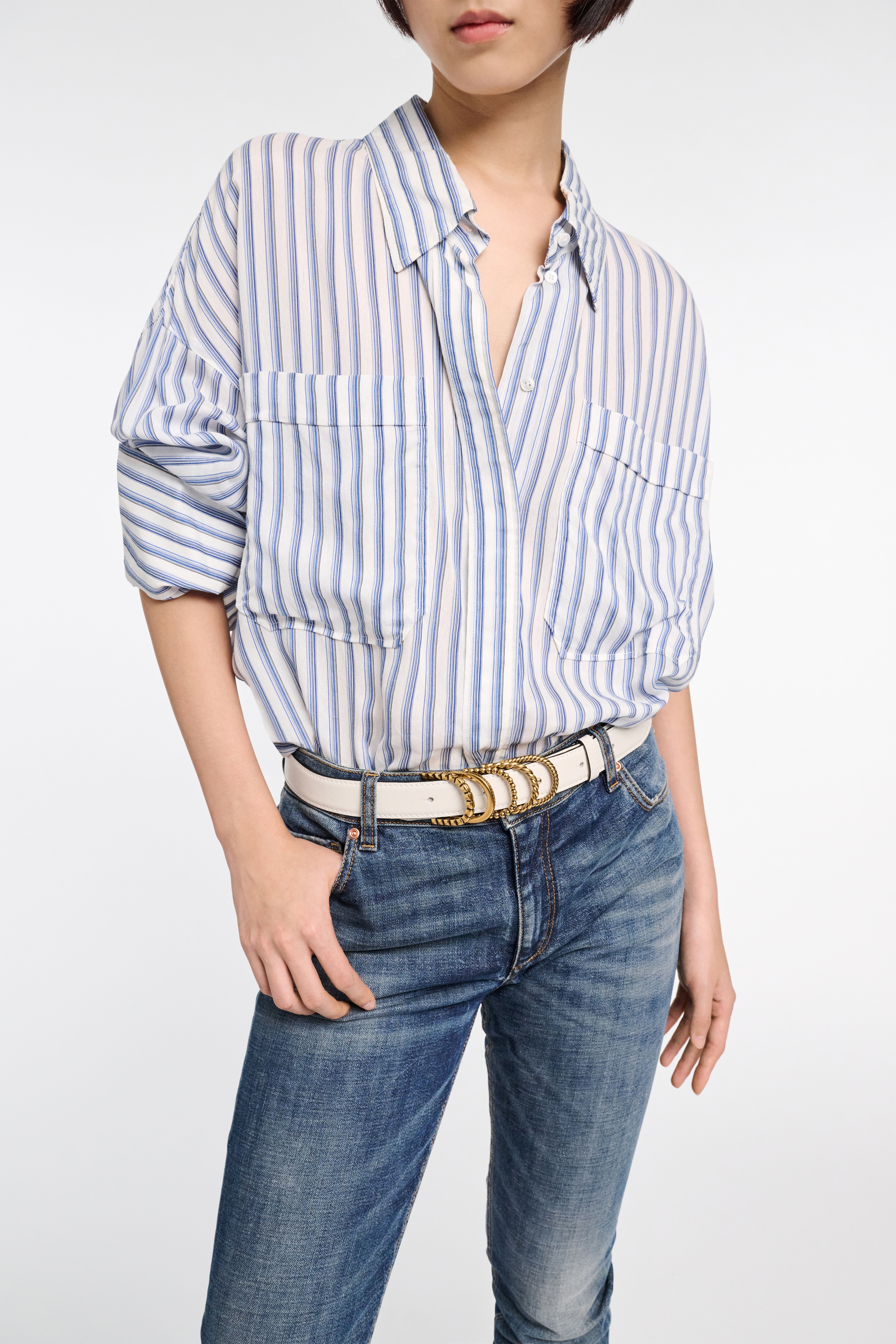 COOL STRIPE blouse - 4