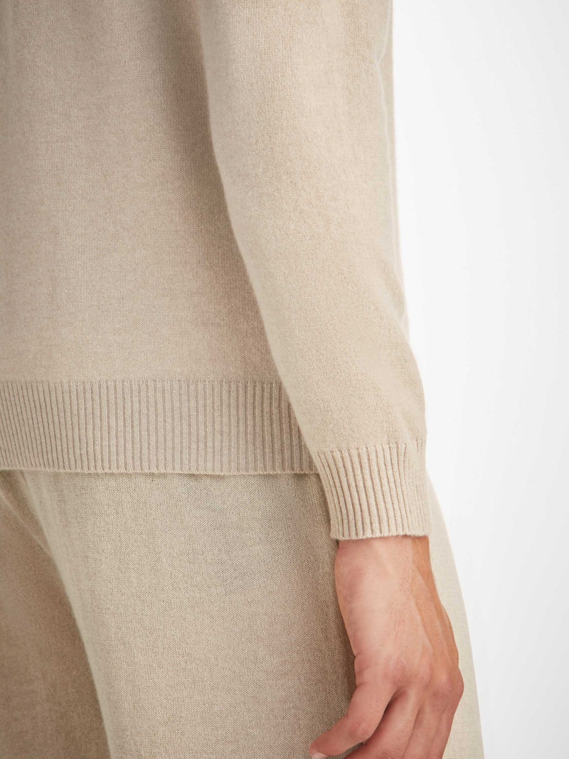 Men's Half-Zip Sweater Finley Cashmere Oat - 6
