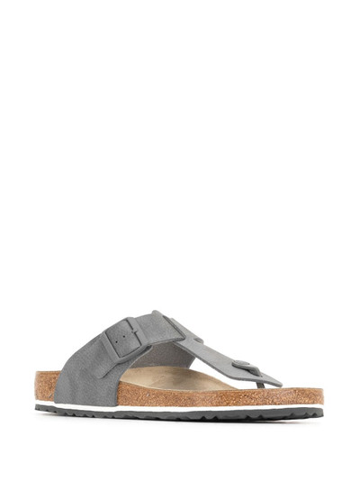 BIRKENSTOCK leather flip flops outlook