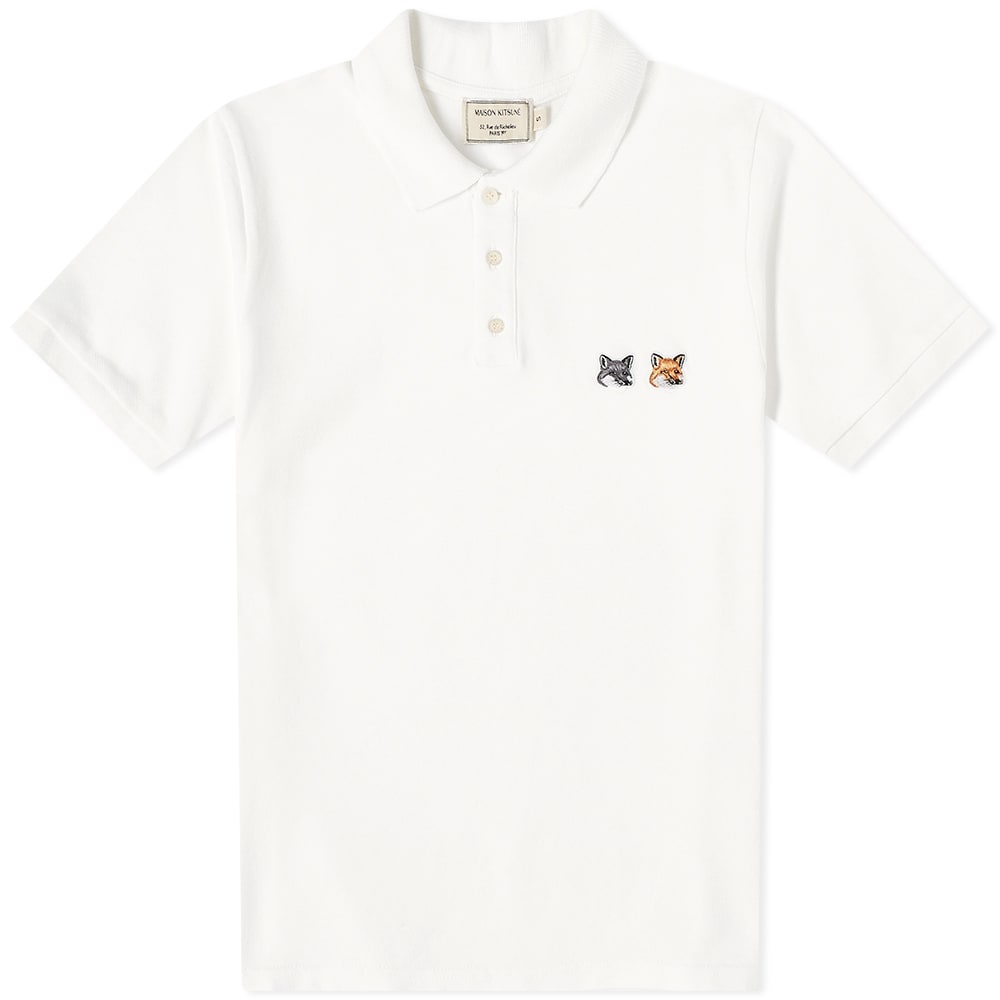 Maison Kitsuné Double Fox Head Patch Polo - 1