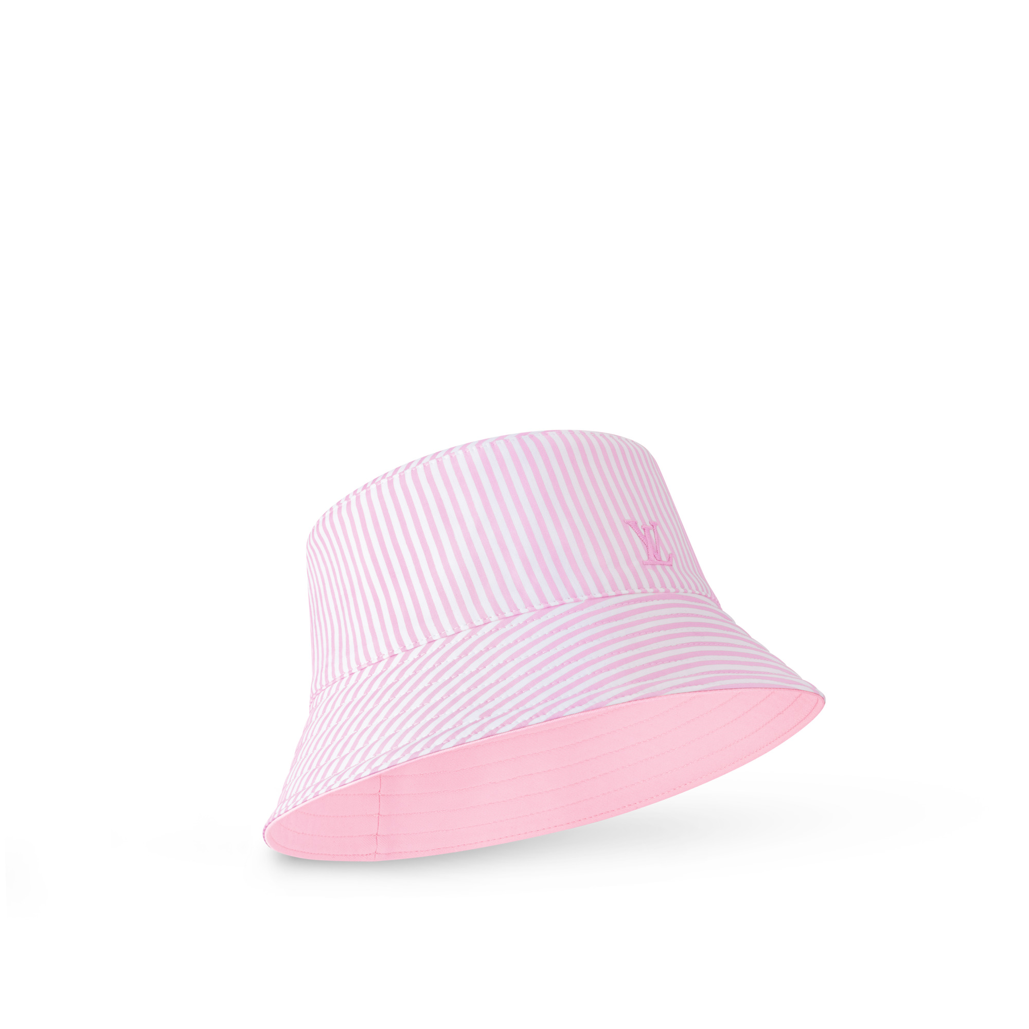 LV League Striped Bucket Hat - 4