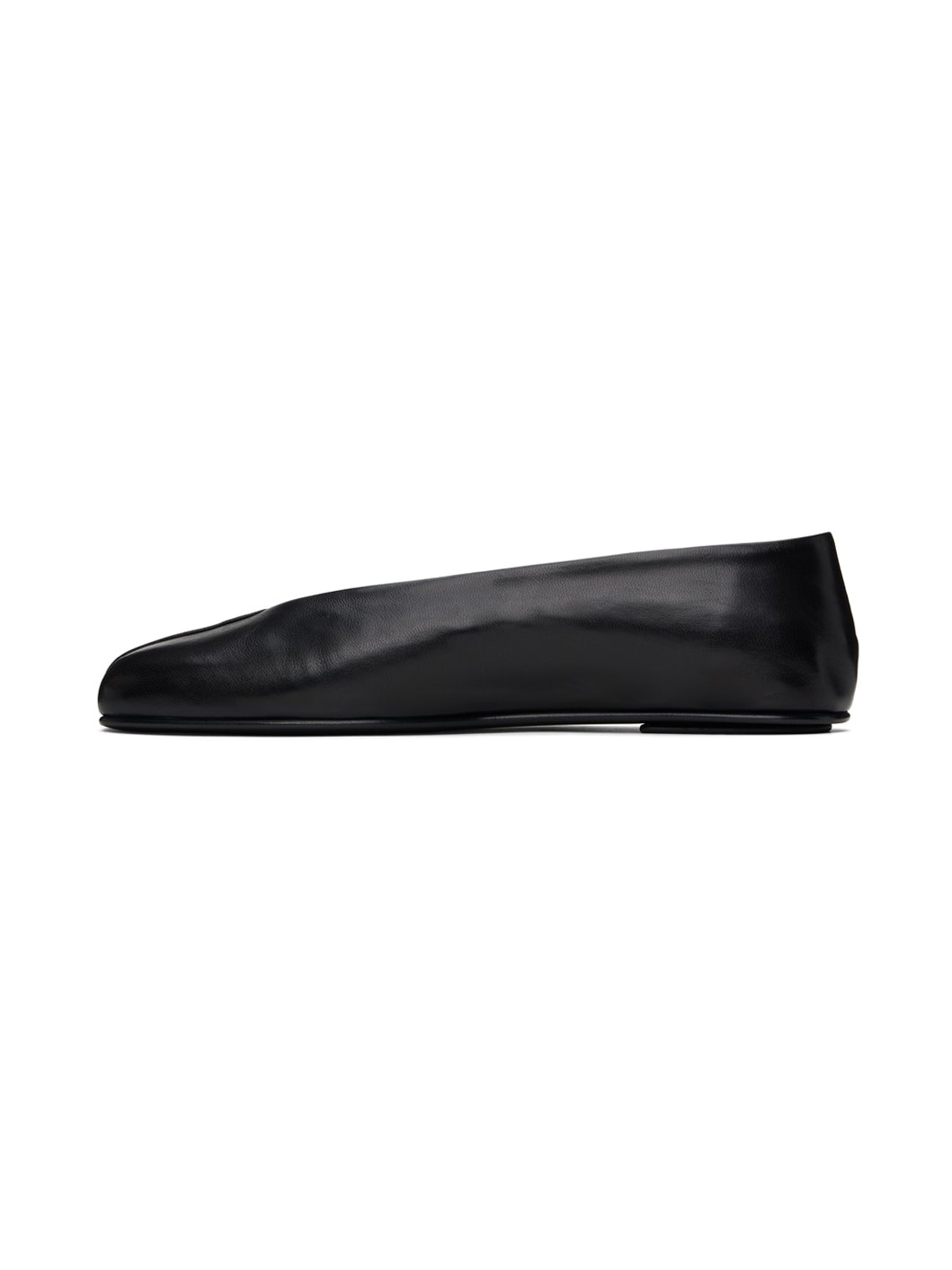 Black Eva Two Ballerina Flats - 3