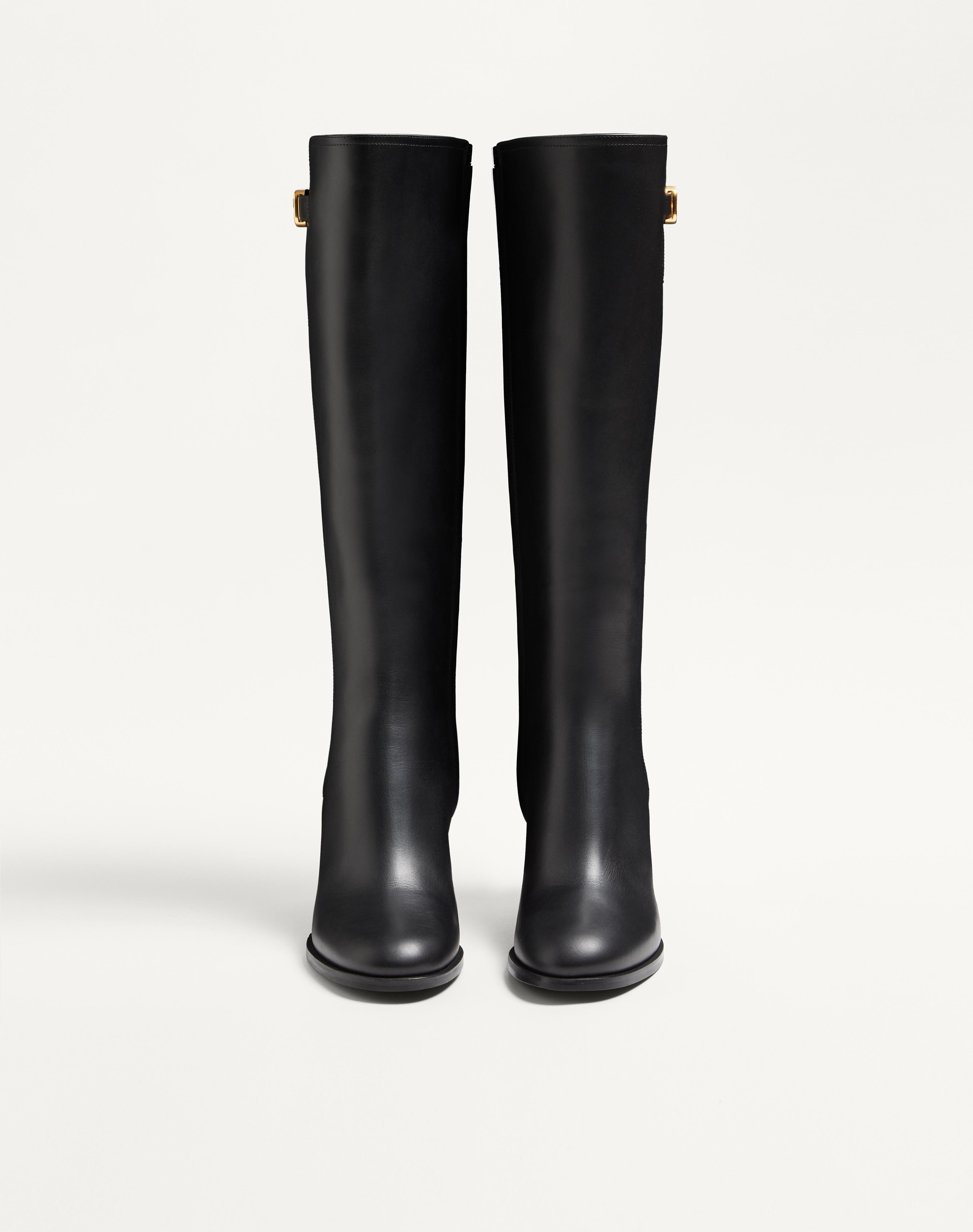 VLOGO SIGNATURE CALFSKIN BOOT 70MM - 4