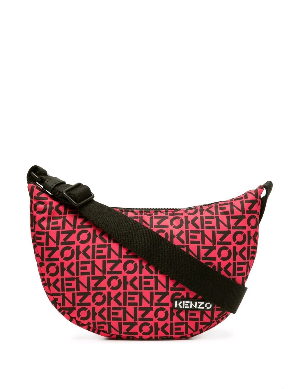 logo-print shoulder bag - 1