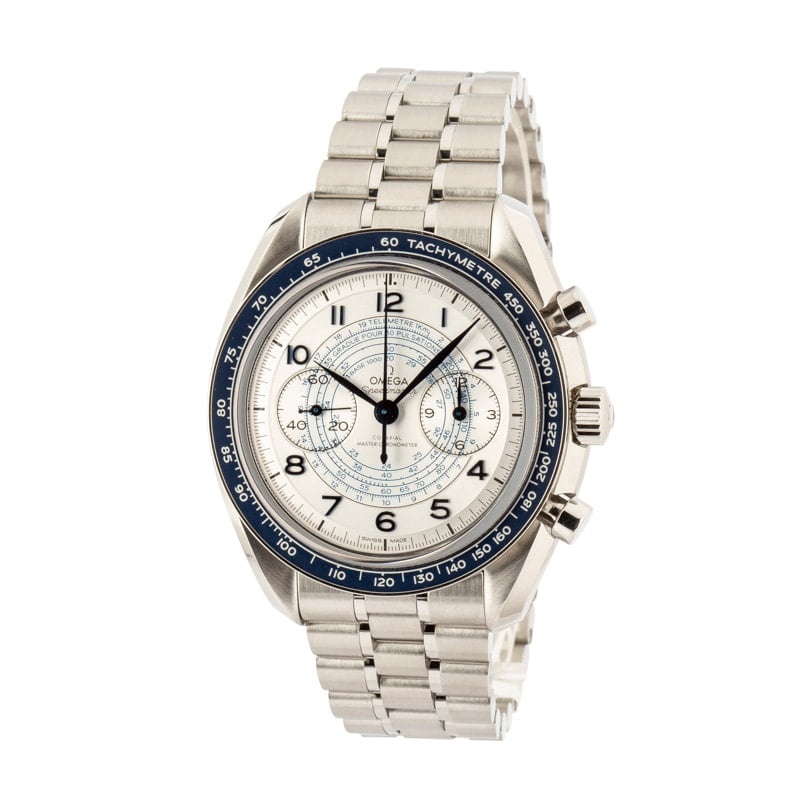 Mens Omega Speedmaster Chronoscope Stainless Steel - 2