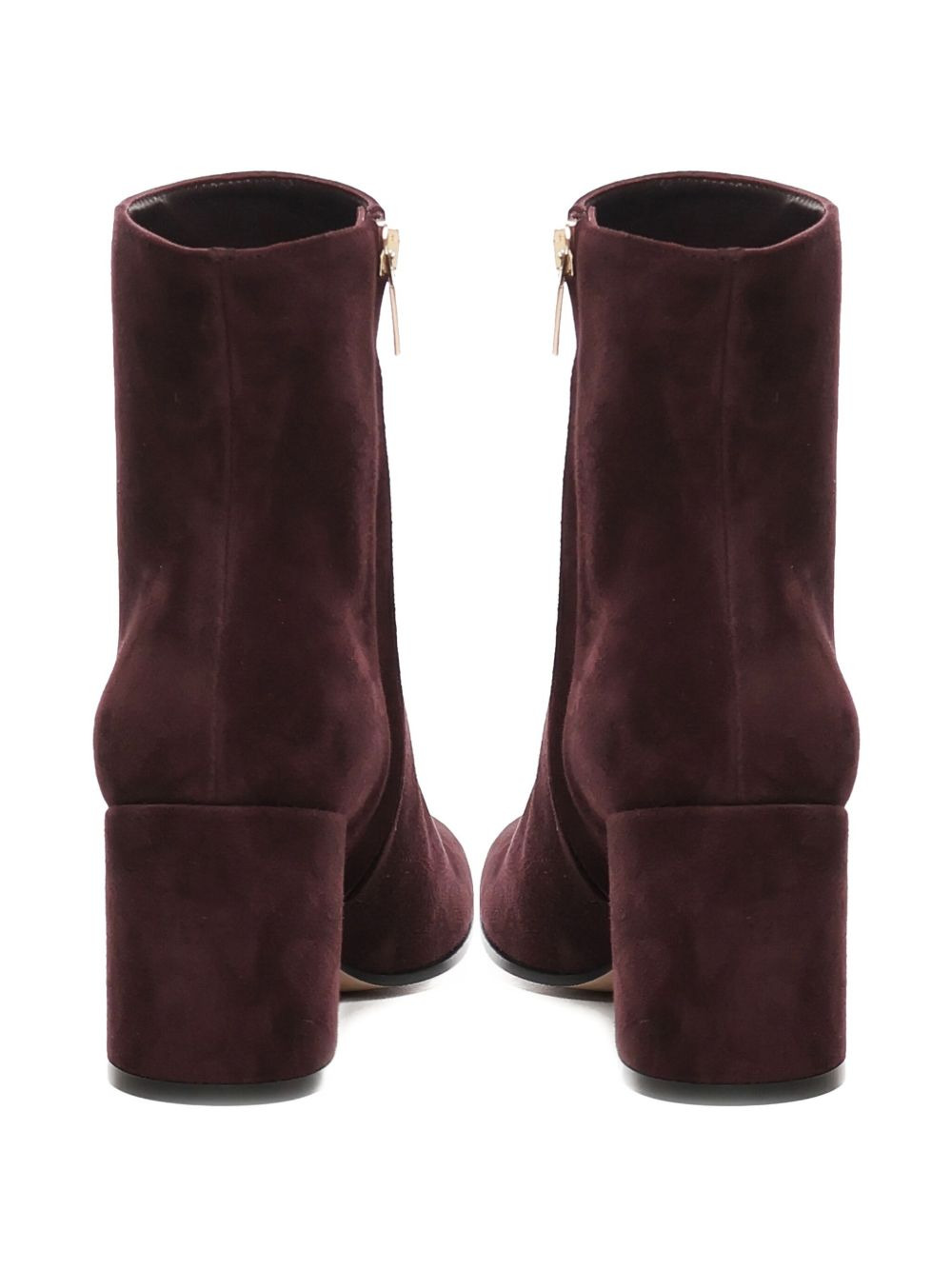 70mm block-heel zip boots - 3