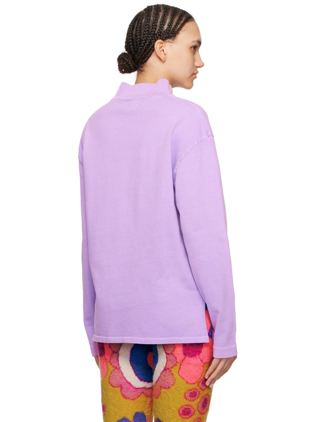 Purple 'Surf' Long Sleeve T-Shirt - 3
