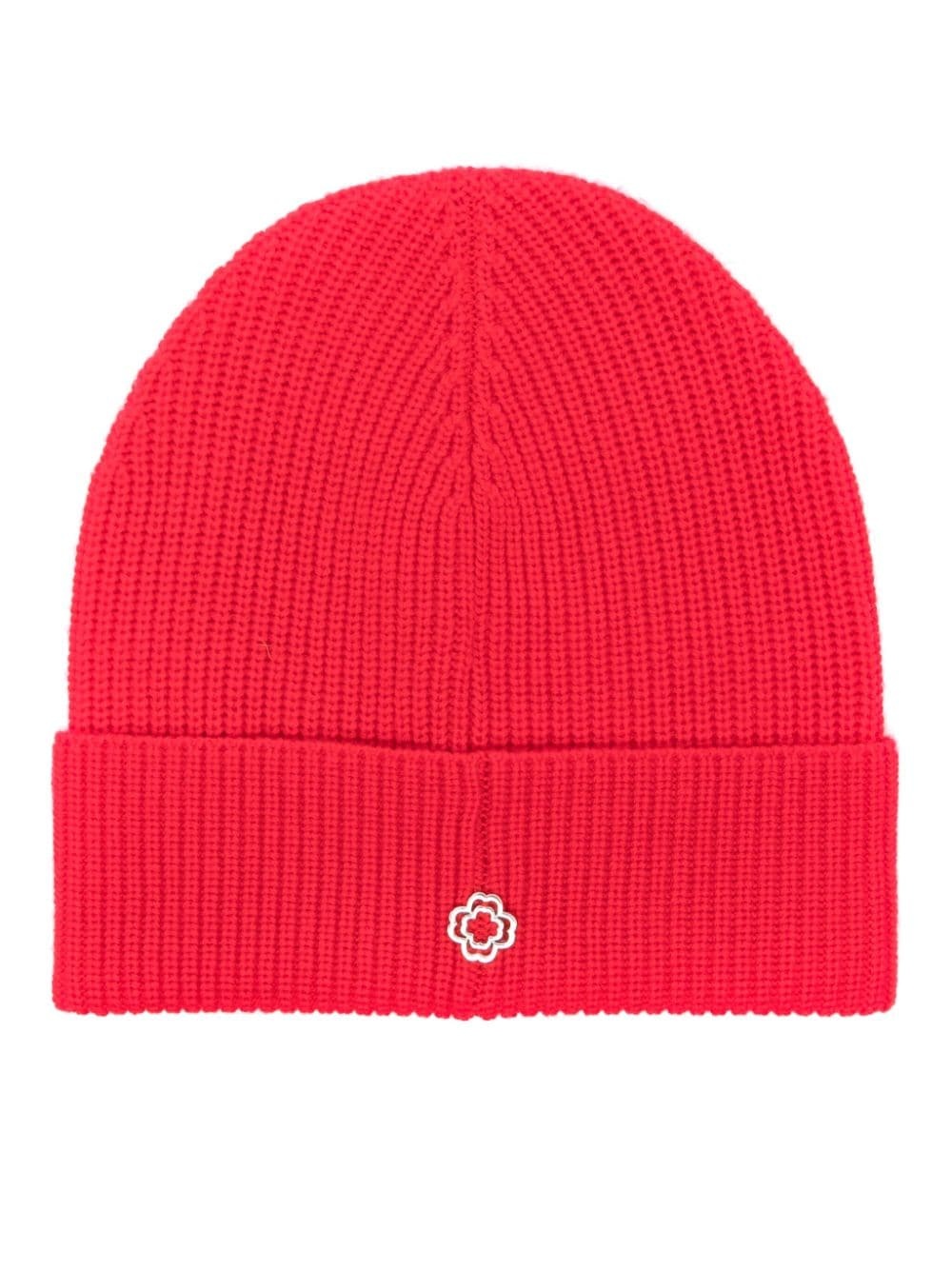 logo-plaque beanie - 1