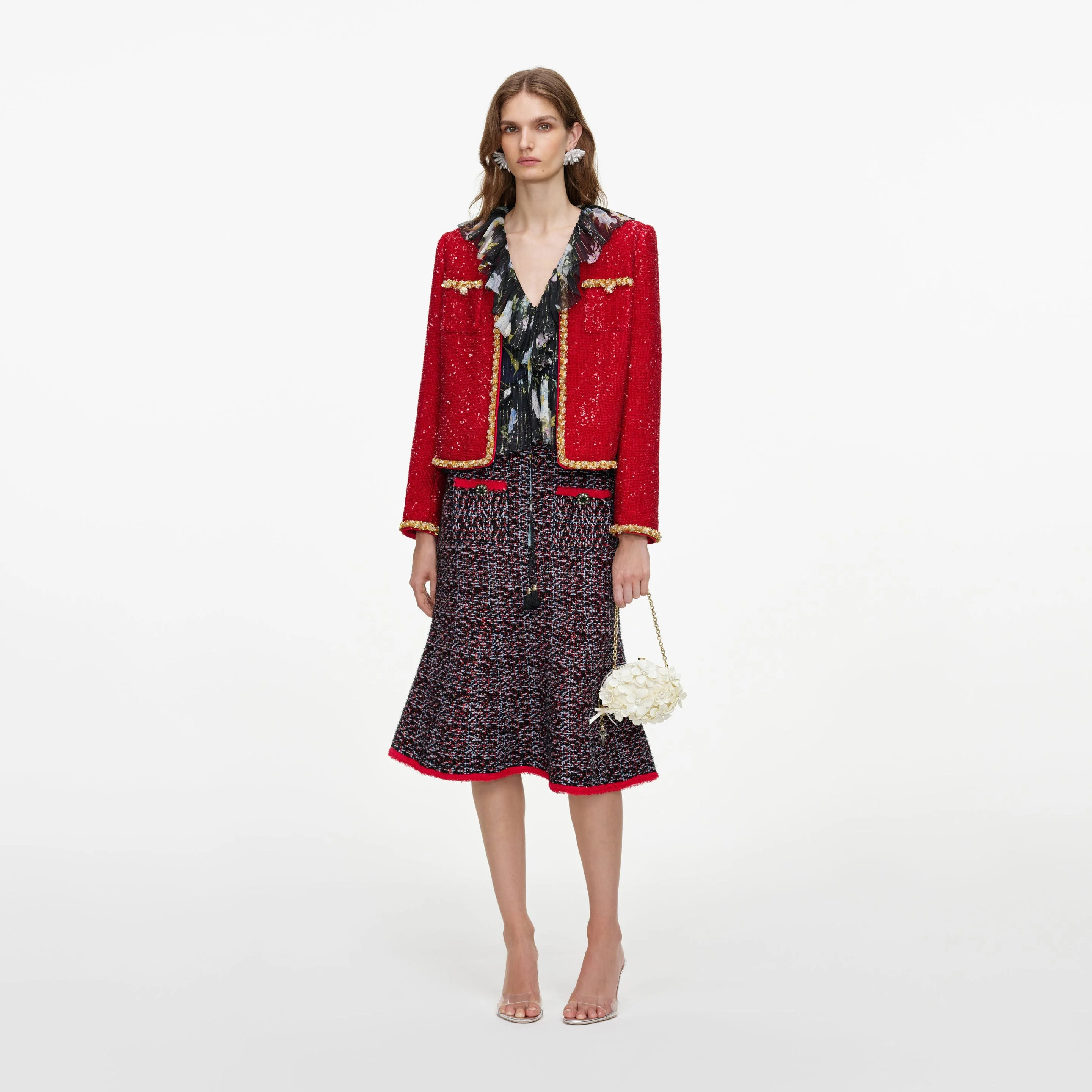 Red Sequin Jacket - 1