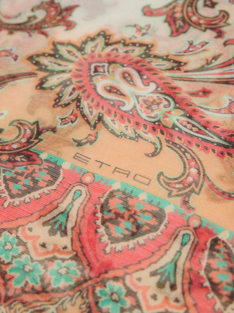 Etro floral paisley scarf outlook
