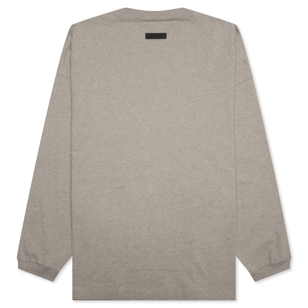 ESSENTIALS L/S TEE - CORE HEATHER - 2