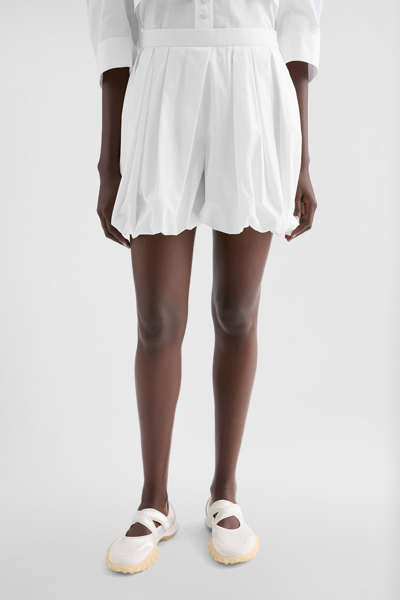 Cotton Poplin Balloon Shorts 3