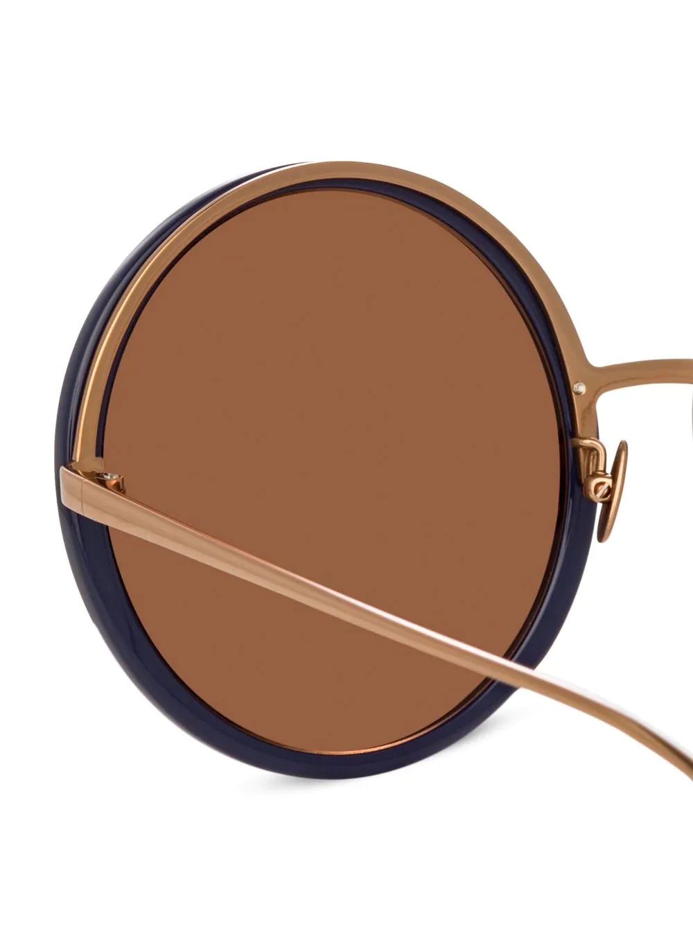 mirrored round-frame sunglasses - 3