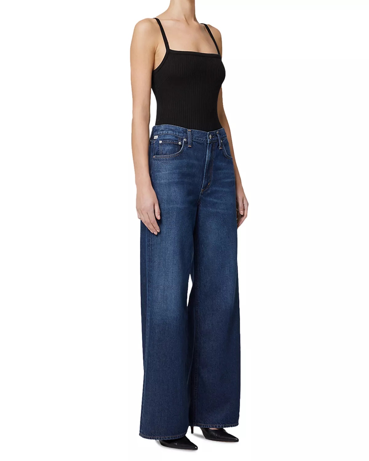 Paloma High Rise Wide Leg Jeans in Gamut - 7
