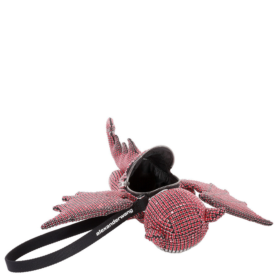 T by Alexander Wang Crystal Mesh Crystal Mesh Wristlet - 6