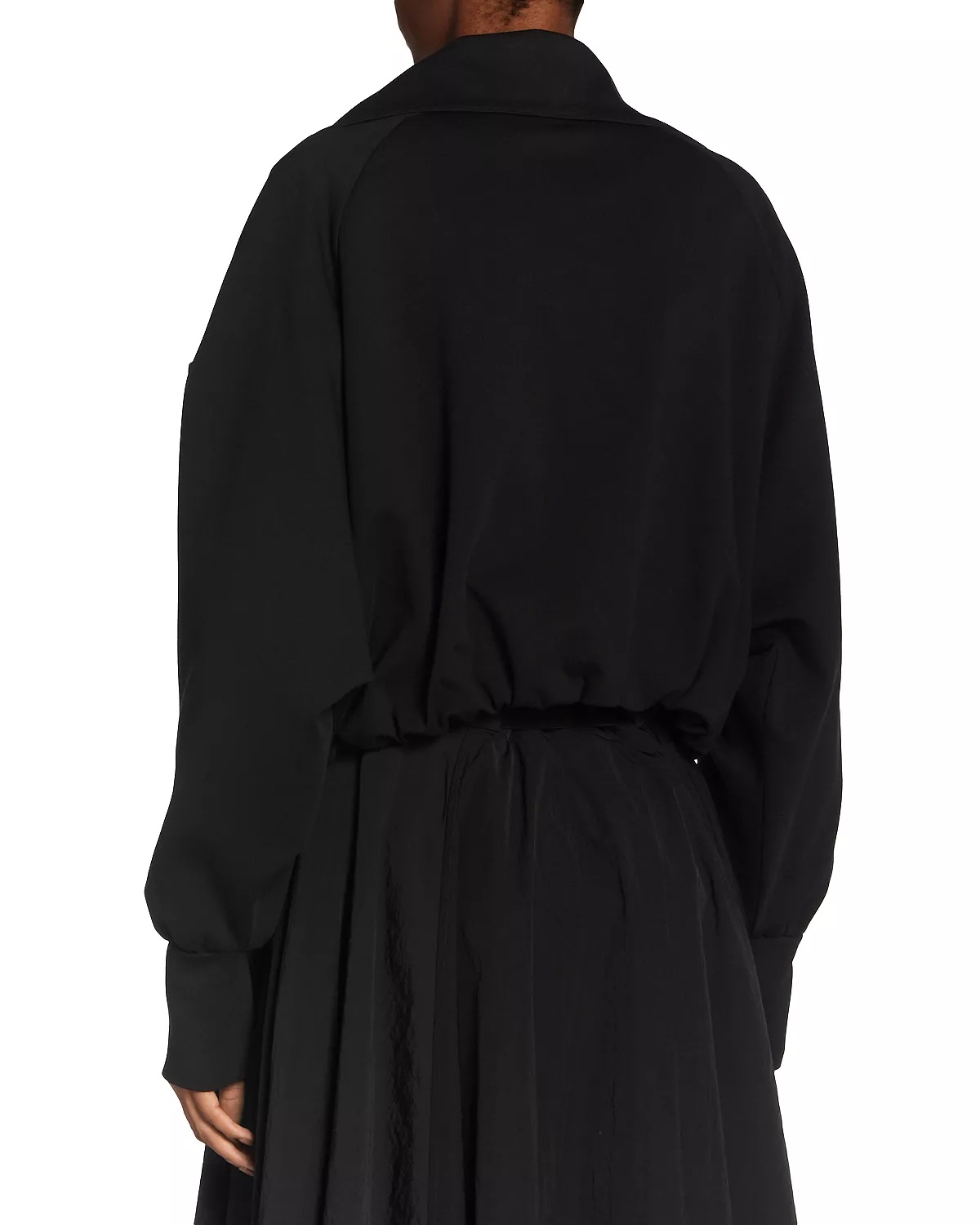 Wide Collar Zip Front Cardigan - 3