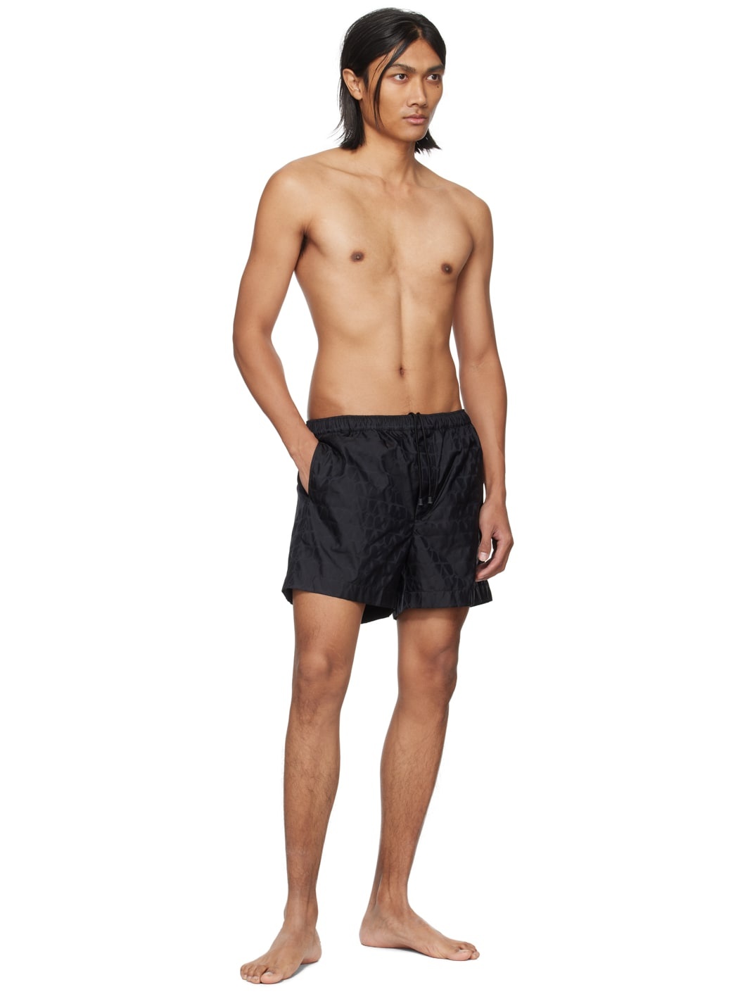 Black Toile Iconographe Swim Shorts - 4