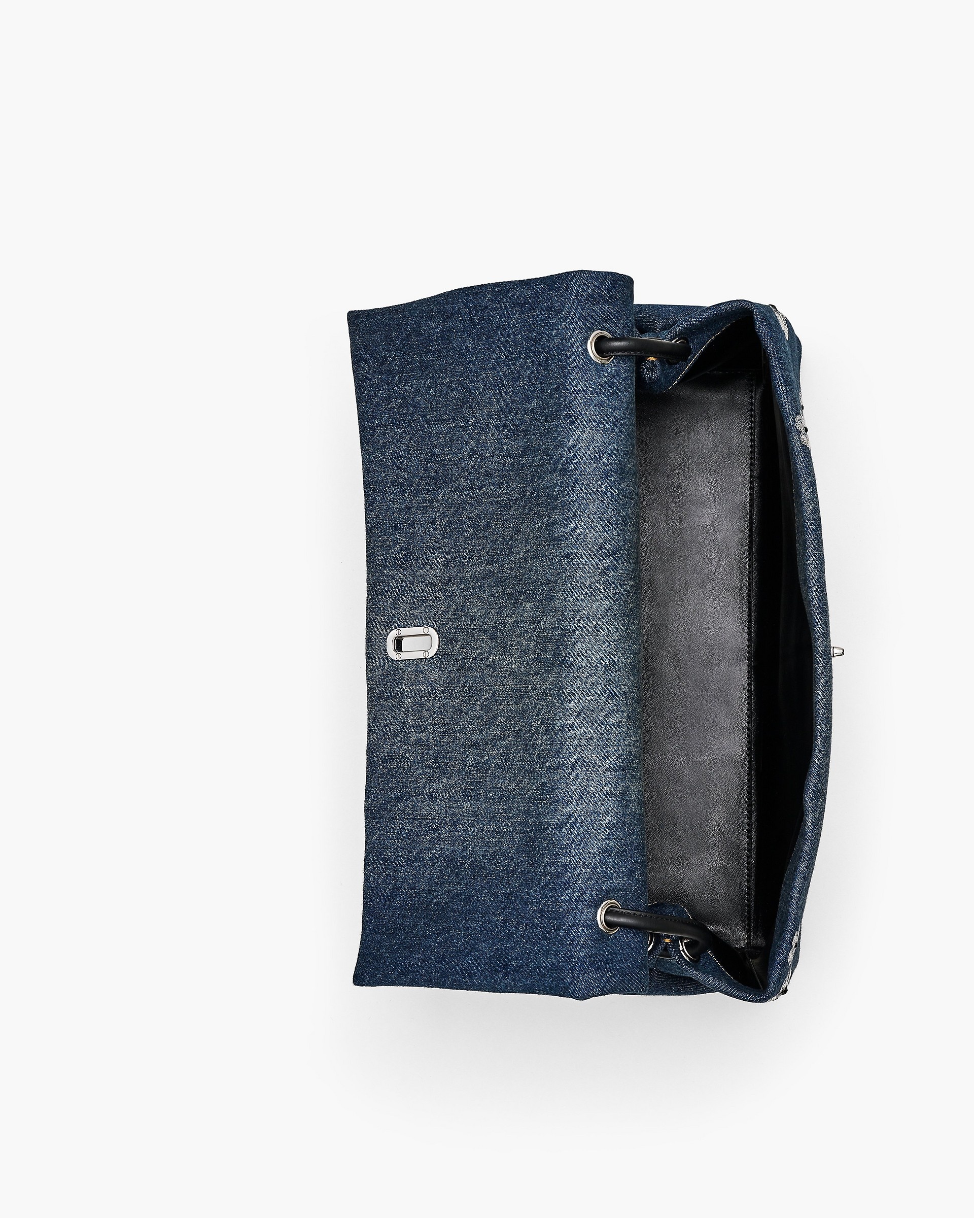 THE SEQUIN DAISY DENIM LARGE DUAL BAG - 7