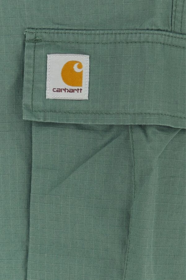 Sage green cotton Regular Cargo Pant - 3