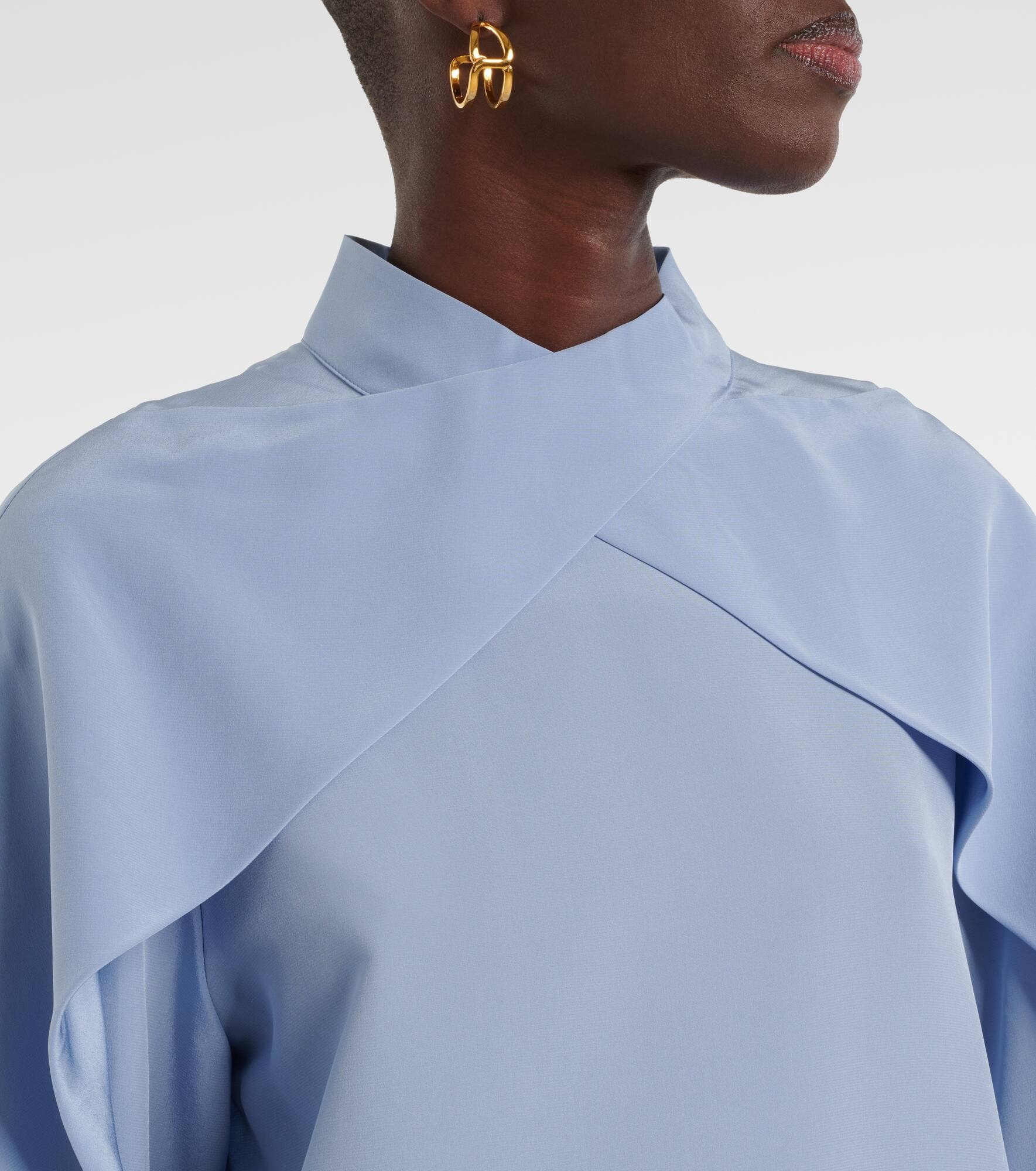 Bailie silk crêpe de chine blouse - 5