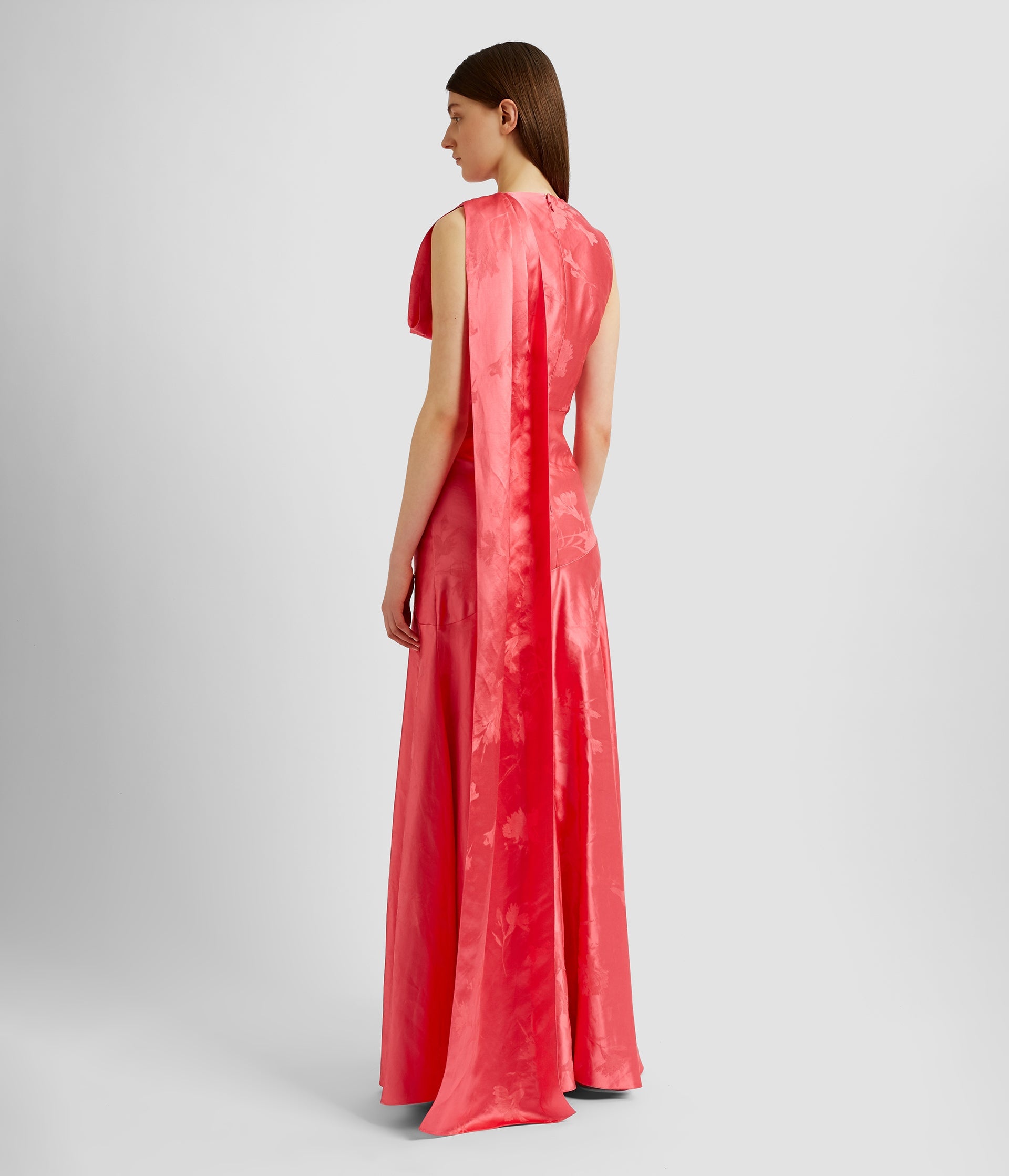 ASYMMETRIC DRAPED GOWN - 3