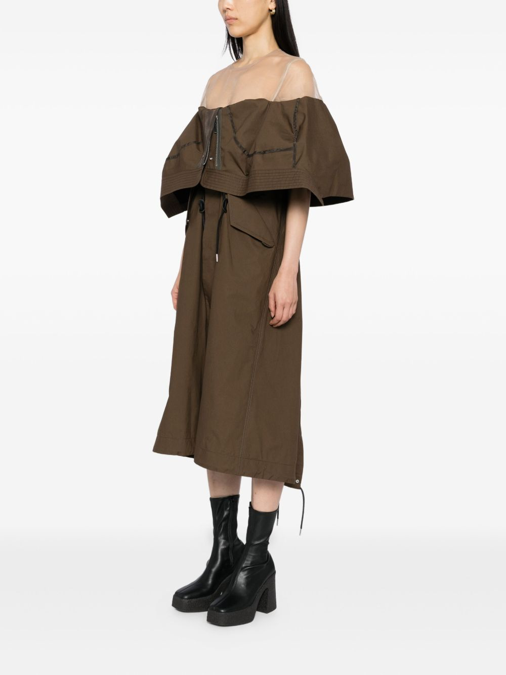 panelled dress - 3
