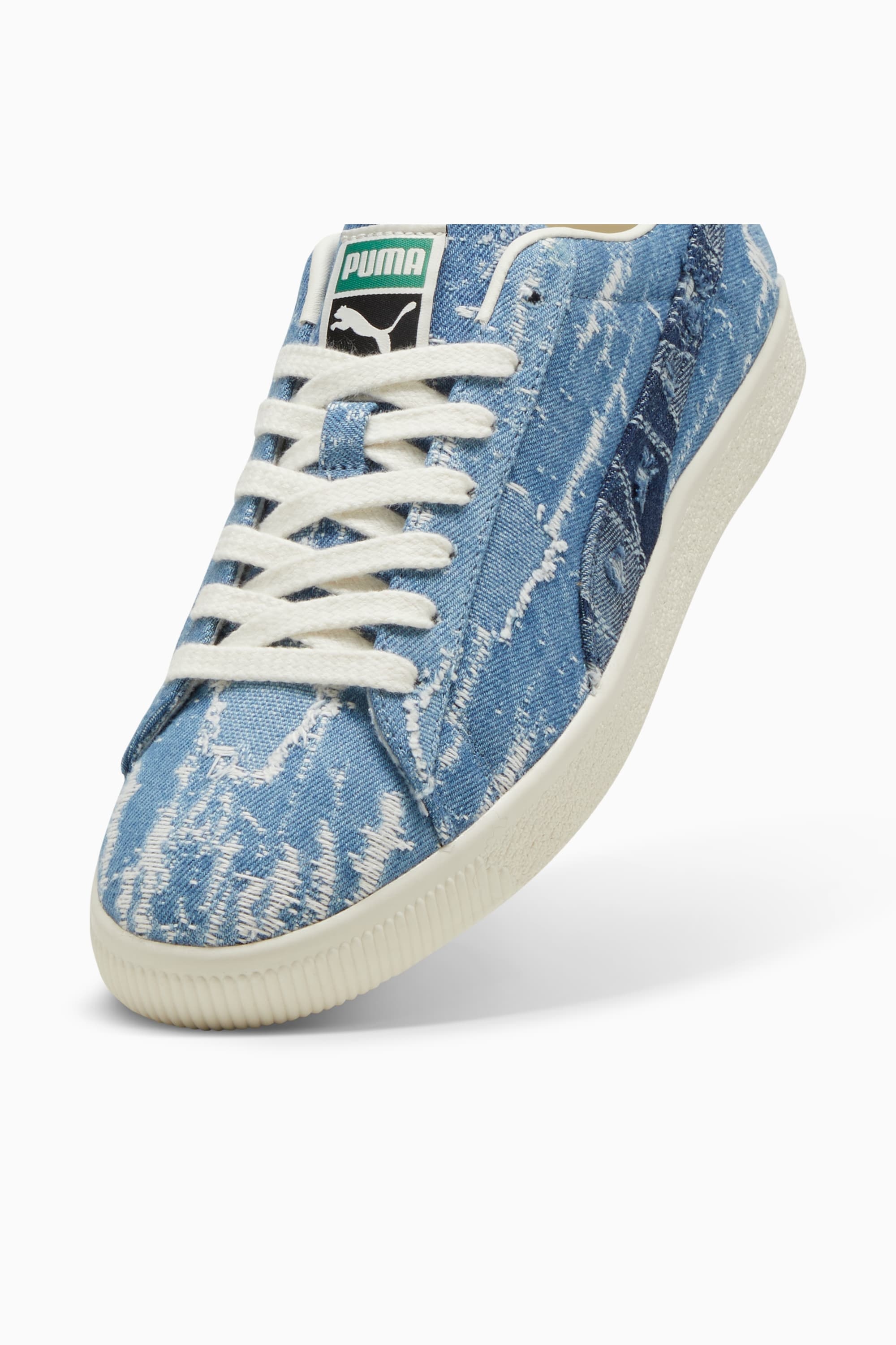 PUMA Clyde Denim Sneakers REVERSIBLE