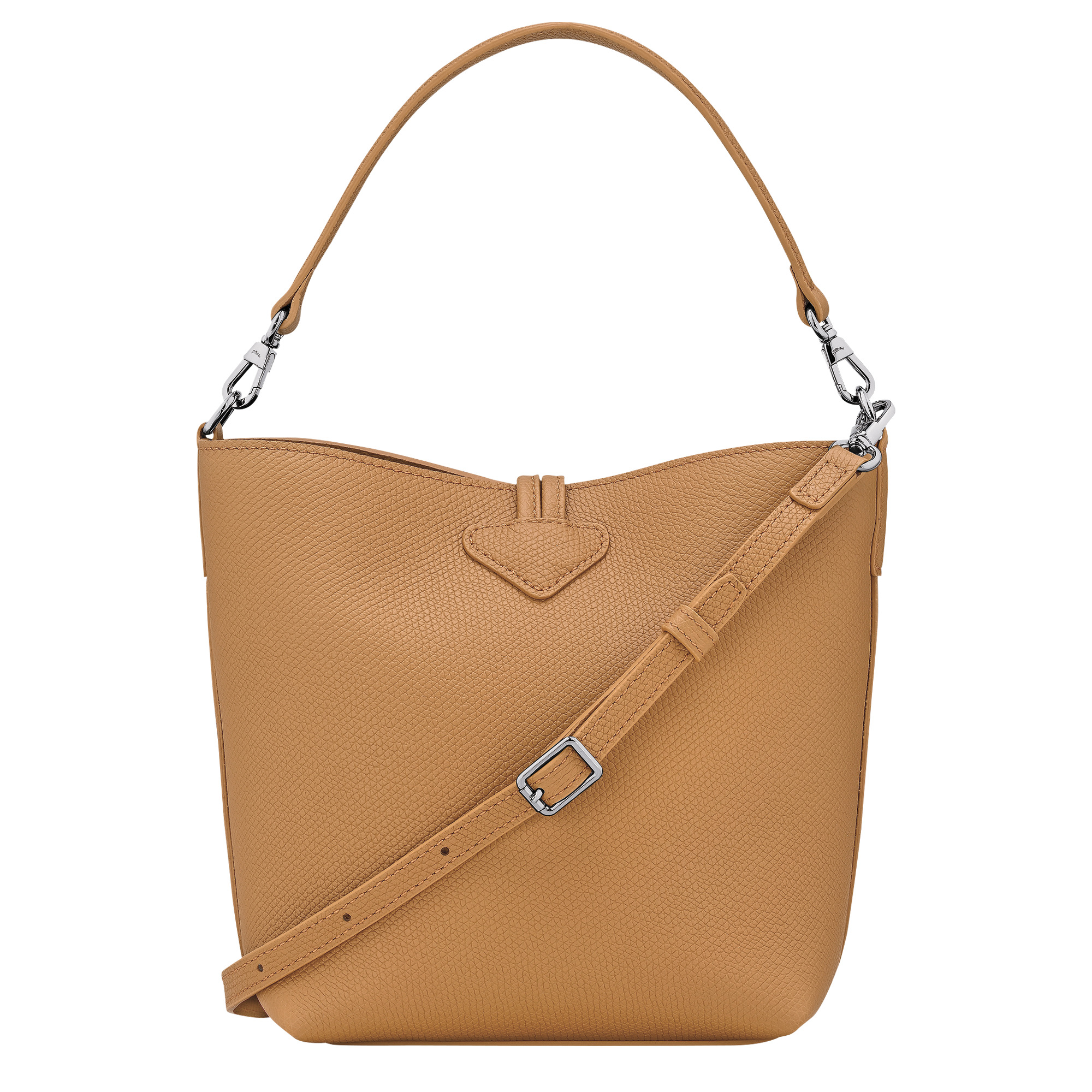 Le Roseau Bucket bag Walnut - Leather - 4