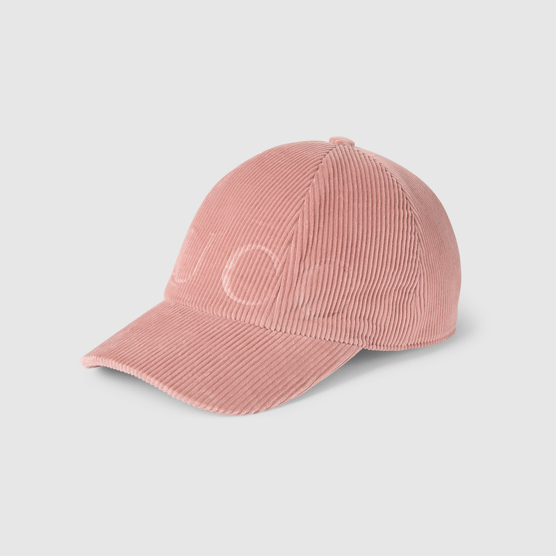 Corduroy baseball hat 1
