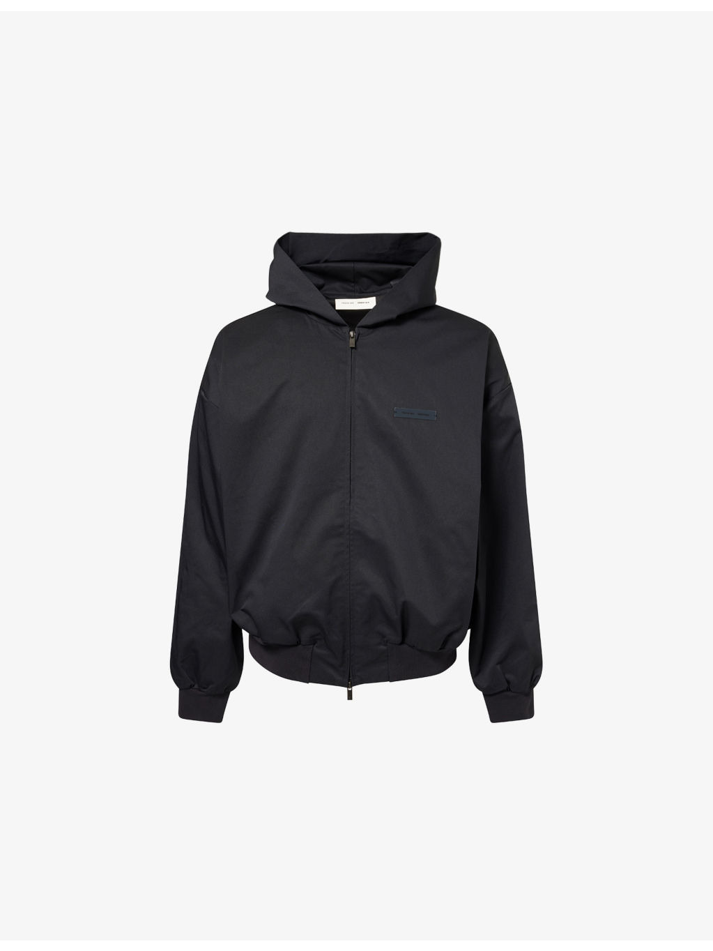 Logo-Patch Relaxed-Fit Cotton Blend Hoody - 1