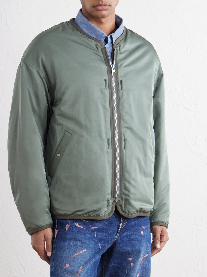 Wool and Silk-Blend Twill Down Liner Jacket 3