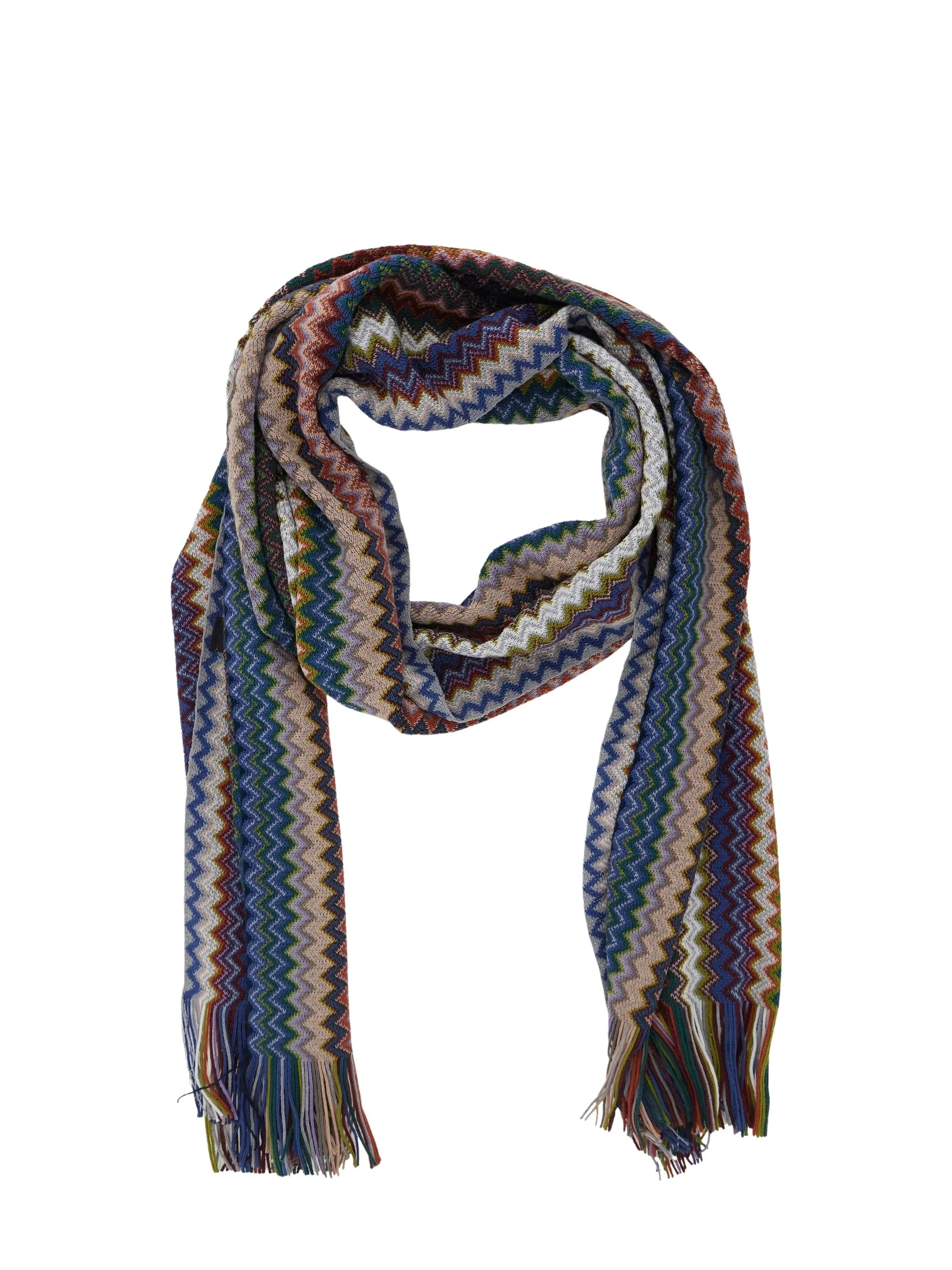 Zig-zag fringed scarf Missoni - 1