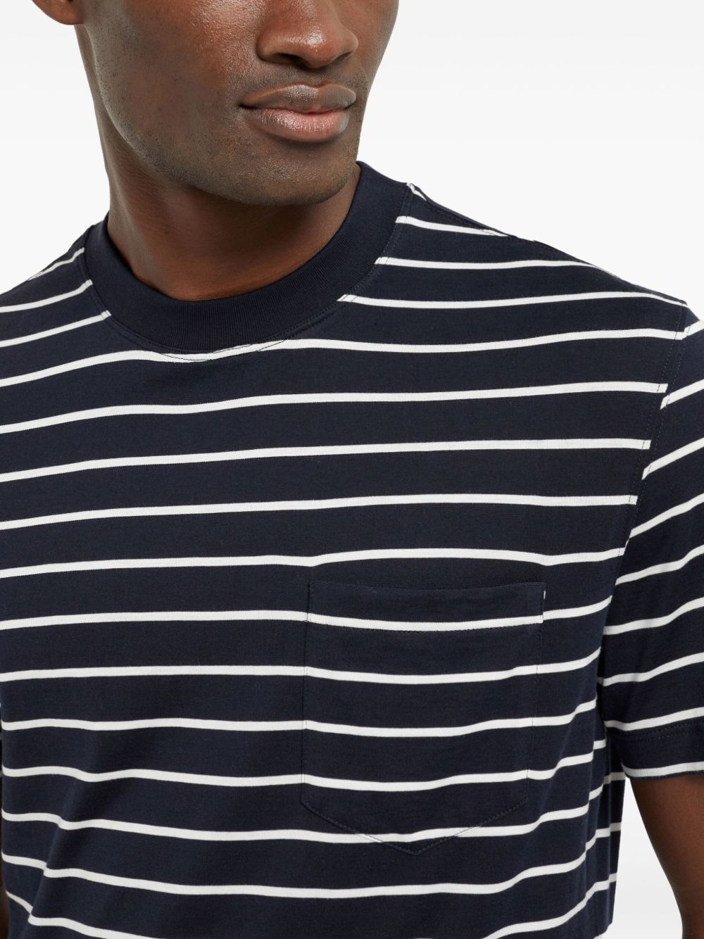 striped T-shirt - 5