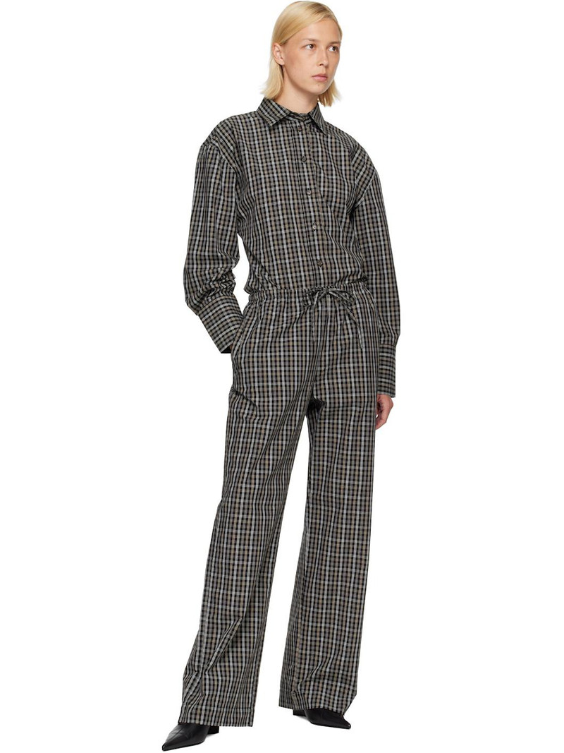 RÓHE Black Relaxed-Fit Trousers outlook