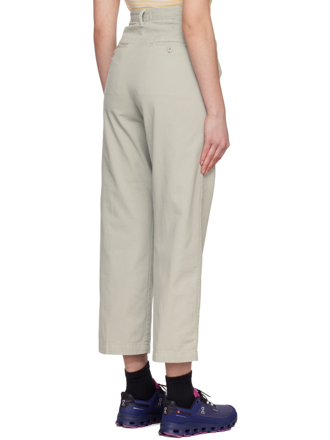 Gray Cara Trousers - 3