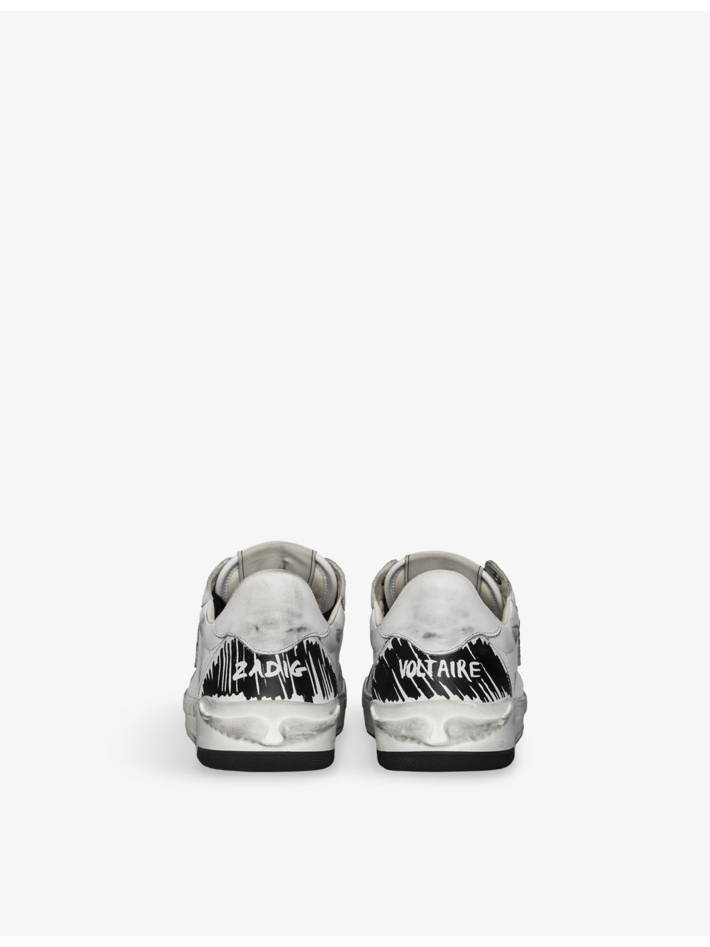 Fly Wings Leather Low-Top Trainers - 4