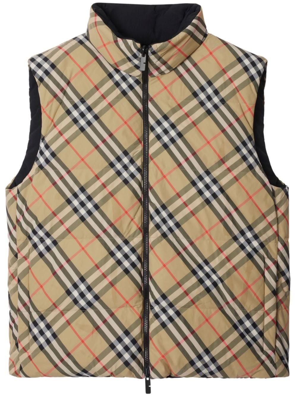 reversible padded gilet - 1