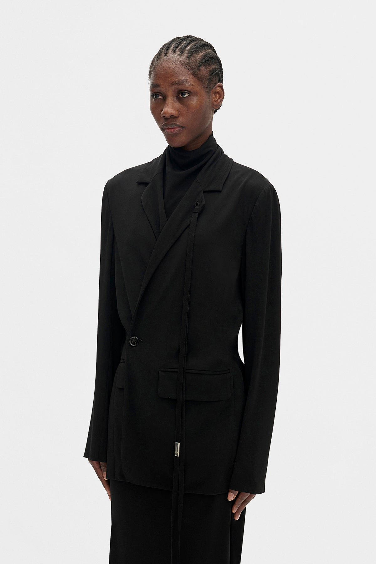 Olena Wrap Deconstructed Blazer - 2