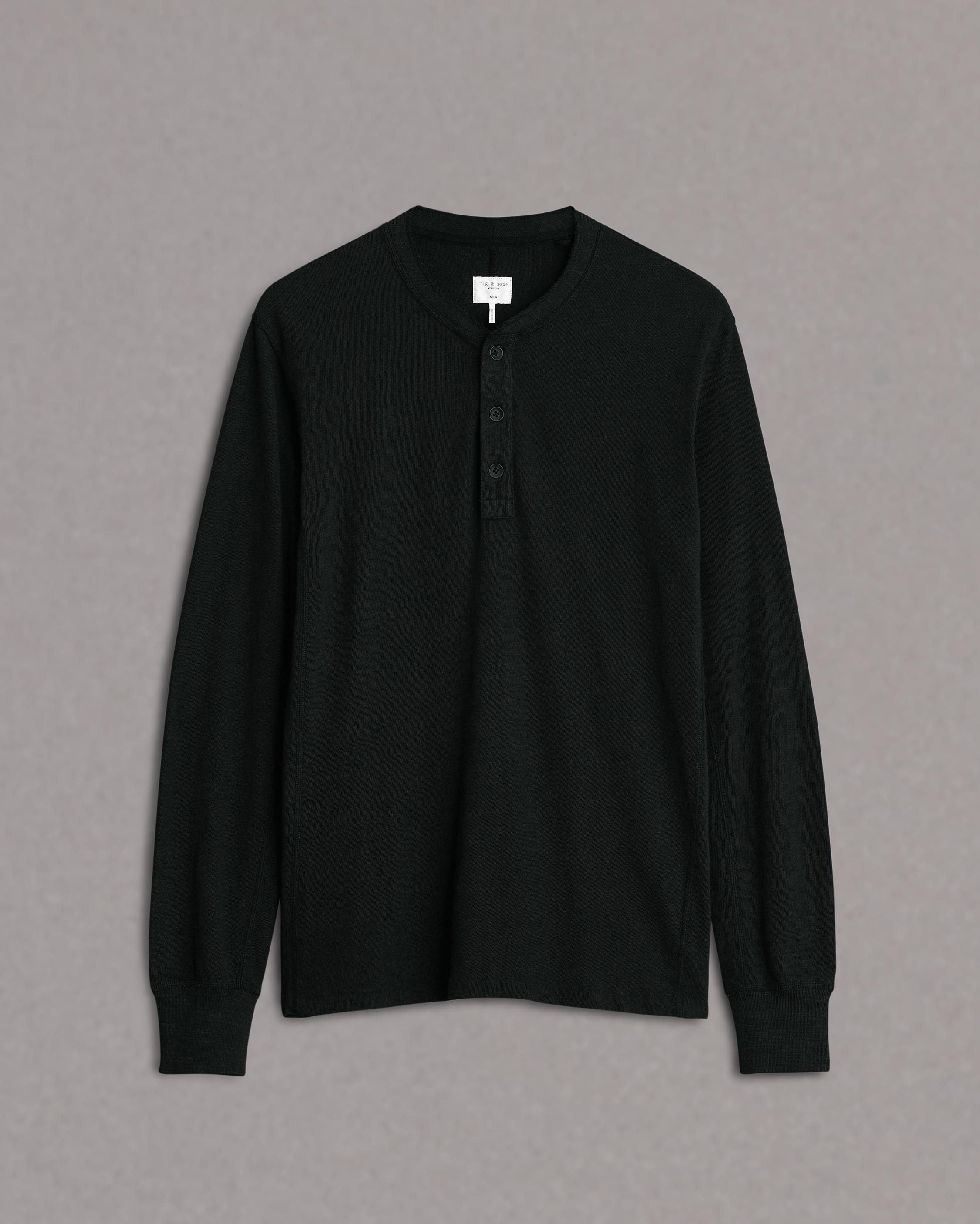 Classic Flame Long Sleeve Henley
Cotton T-Shirt - 2