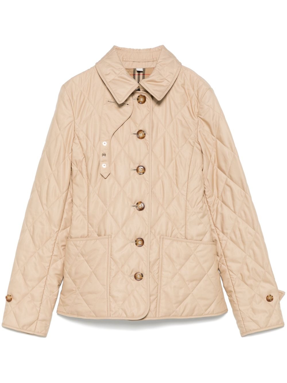 diamond-quilted jacket - 1