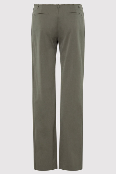 ST. AGNI Raw Edge Pants - Smokey Olive outlook