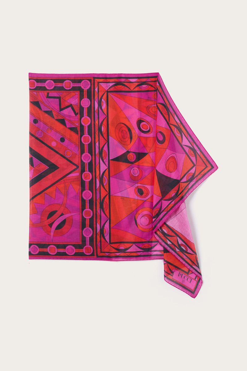 COTTON SARONG WITH MIXED PRINTS 1