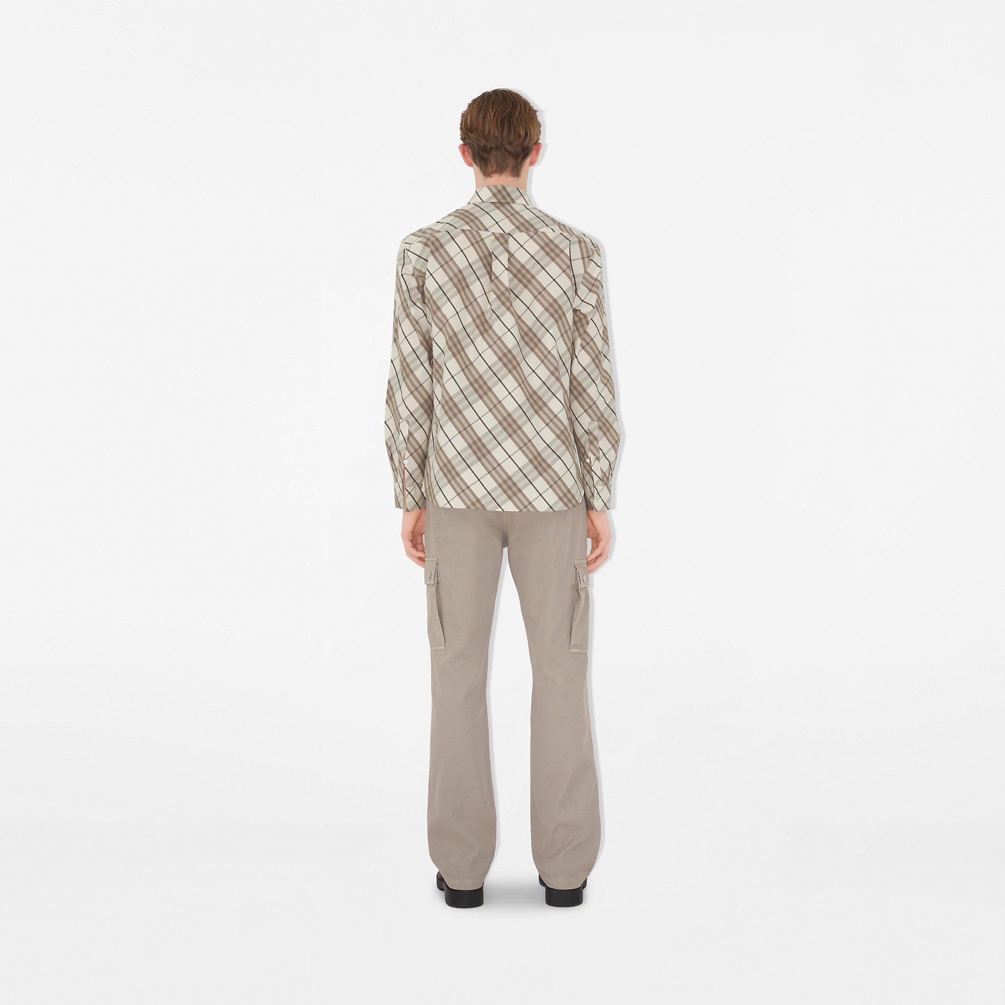 Regular Fit Check Cotton Shirt - 4