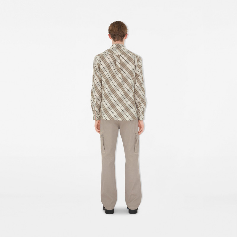 Regular Fit Check Cotton Shirt 4