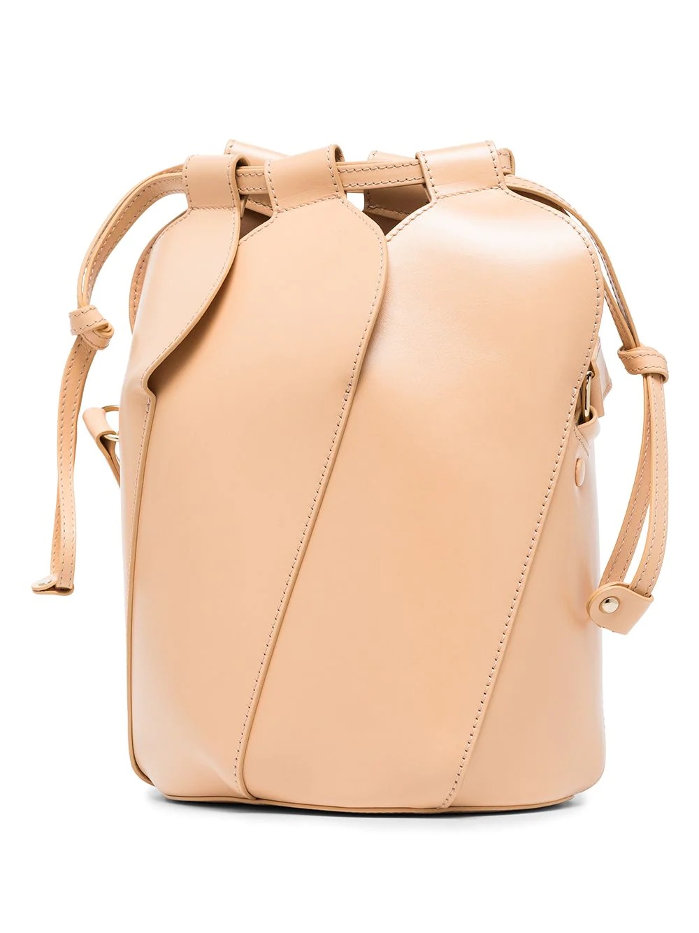Tulip leather bucket bag - 3