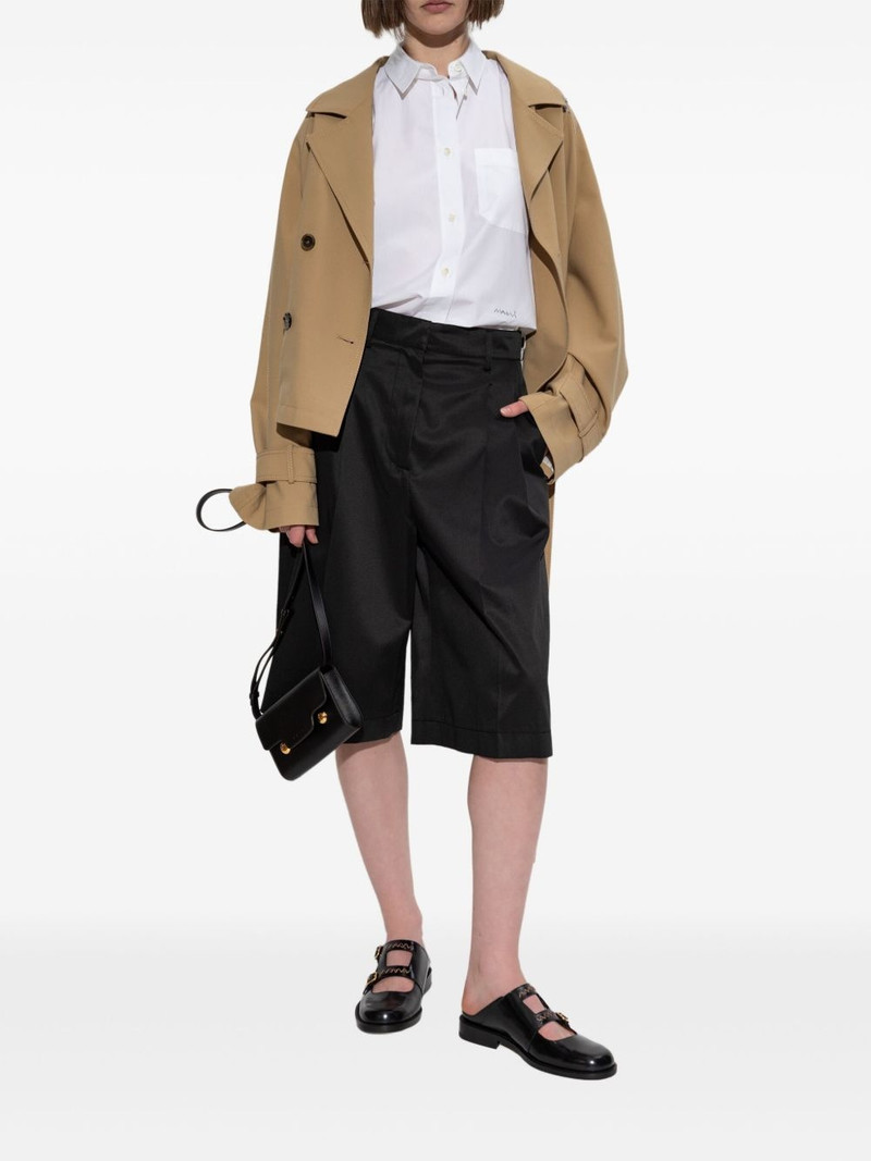 Marni embroidered-logo shorts outlook