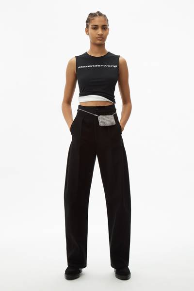 Alexander Wang DENIM BOW-LEG TROUSER outlook