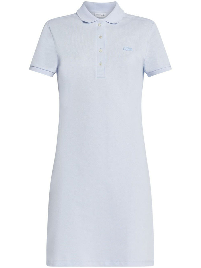 logo-appliquÃ© cotton polo dress 1