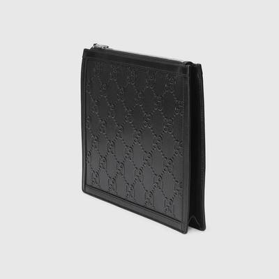 GUCCI GG embossed pouch outlook