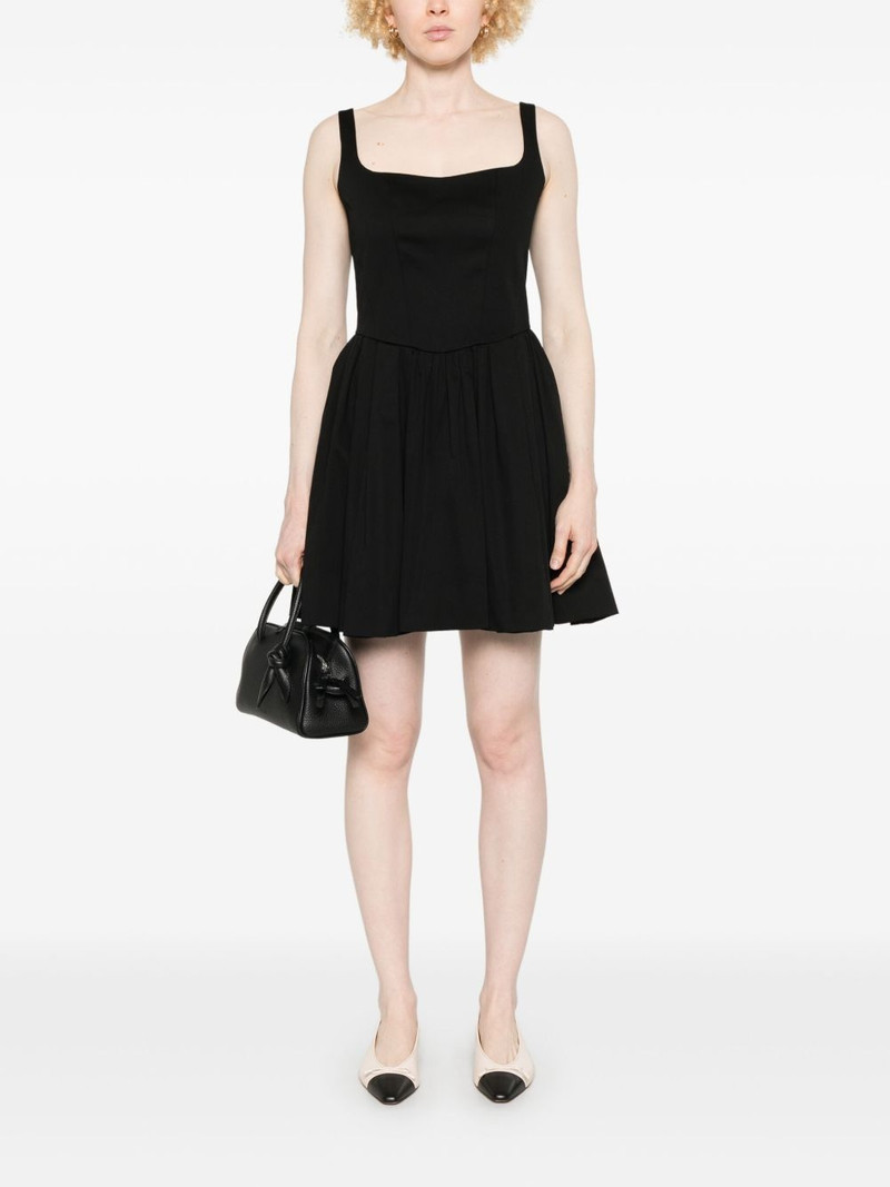 maje pleated mini dress outlook